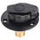 RV water inlet flange black ABS 1 piece 2