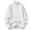 Men's Knit Turtleneck Sweater Ribbed Long Sleeve Basic Solid Pullover Sweater Casual Winter Thermal Sweater Tops 2