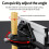 Règle d'angle de poussoir de sciage de Table électrique, règle 5