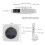 Φορητό CD Player με ενσωματωμένα ηχεία, Bluetooth (Λήψη/Μετάδοση), Ραδιόφωνο FM, USB, AUX, 8