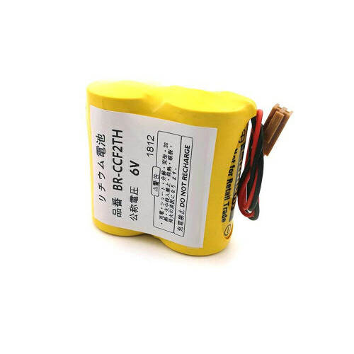 2 Pack BRCCF2TH 6V Lithium Replacement Battery for Fanuc CNC, 5000mAh Memory Backup, Long Life 1