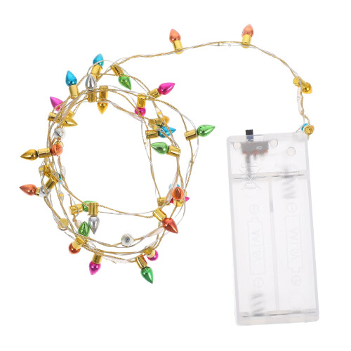 Miniature Christmas String Lights, Dollhouse for Small Holiday Trees 2