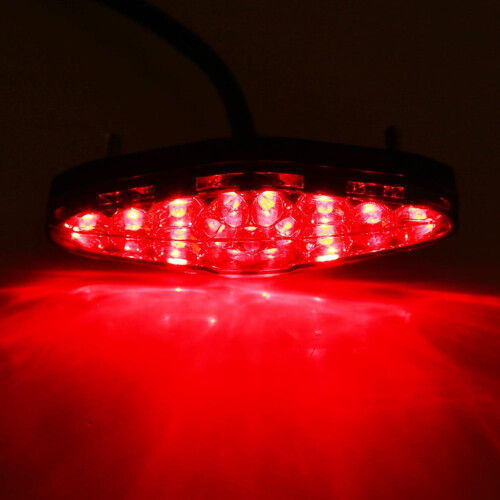 12V LED Motorcycle Brake Tail Light 15 LEDs 1