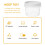 fridge containers for organizing Space Organization PP Households Kitchen Use 2pcs 5