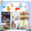 Small Glass Animal Figurines for Home Decor 6 Pcs 7