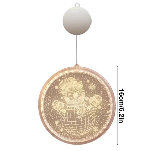LED Christmas String Lights with Suction Cups and Acrylic 2