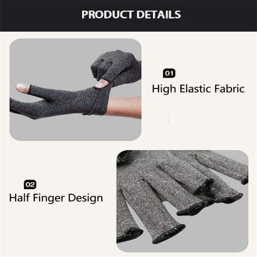 Bamboo Arthritis Gloves Unisex Compression 1