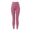 Women's Tummy Control Leggings Pink L 5