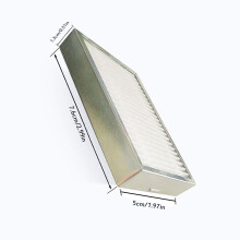 Hoogwaardige luchtfilters met spiraalvormig kanaalontwerp, compatibel met HEPA-vervangingsfilters voor Kenmore en Panasonic stofzuigersystemen.