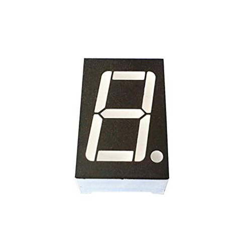 0.56" 1-Digit 7-Segment Display Common Cathode Red 1-Digit LED Display Digital Tube (4pcs) 1