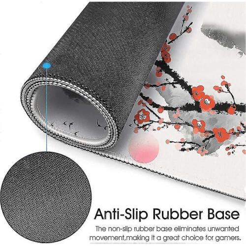 Mouse Pad 900X400, Gaming Mouse Pad Japan Red Cherry Blossoms, Mouse Pad Large 2