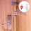 Security Door Lock Bolt Smart Toddler Travel Red 7