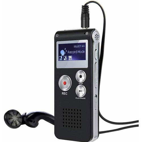 Paranormal Ghost Hunting EVP Voice Activated Recorder 8 GB Black 1