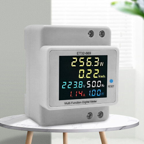 Single Phase Digital Energy Meter with LCD Display 220V Voltage 1