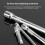 2PCS Heavy Duty 1/2 en 3/8 Drive Socket Verlengstuk Adapter 10 6