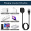 2-Pack 3.3ft USB Charging Cable Compatible with Fitbit Sense & Versa 3 5