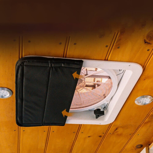 Cobertura de ventilação de teto com isolamento magnético para RV. 1