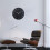 Wall Clock for Living Room Quartz Black 1Pcs Simple and Functional 3