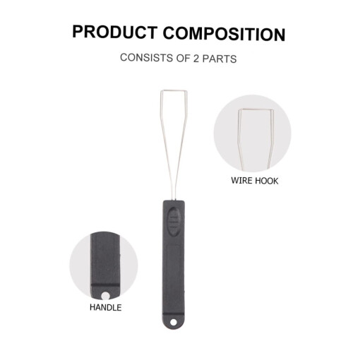 Mechanical Keyboard Keycap Puller and Cleaning Tool Set, Safe Keycap Removal, Dual Brush Kit Black 2