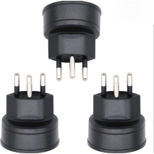 Ensemble de trois adaptateurs UE vers Suisse, design élégant et compact, garantie à vie, construction robuste, incompatibilité de tension av