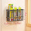 Kitchen rack, refrigerator side magnetic fresh-keeping bag storage box side storage plastic wrap paper storage rack 8