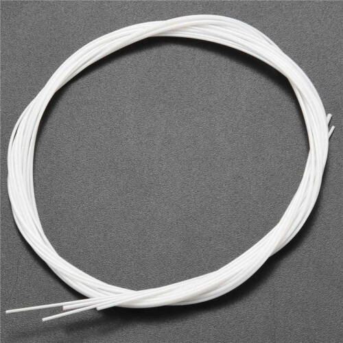 24Pcs/Set White Durable Nylon Ukulele Strings Replacement Part for 21 Inch 23 Inch 26 Inch Stringed Instrument 2
