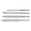 4Pcs Cemented Carbide Twisted Drill Bit Set Multifunctional Sandblast Threaded Masonry Drill Bit for Glass Ceramic 2