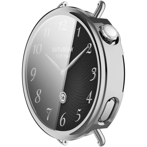 XiHAMA Protective Case for Xiaomi Watch S4 41MM – Soft TPU, Drop-Proof, Scratch-Proof, Full Screen Coverage 1