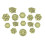 Flower Star Silicone Carving Mold 3D Art Craft Tool 8