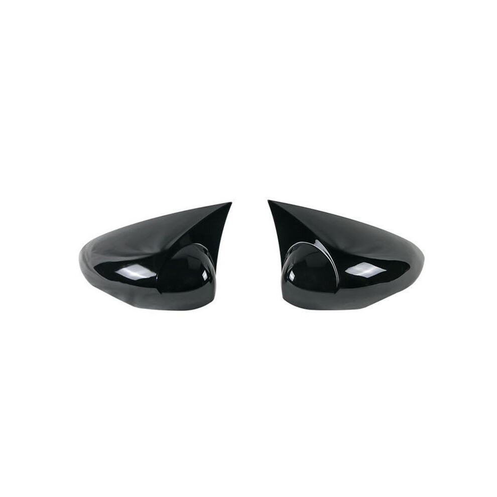 Rearview Mirror Cover Trim For Fiesta Mk7 2009-2017 Door Side Mirror Caps Accessories ,Gloss Black 6033987822895