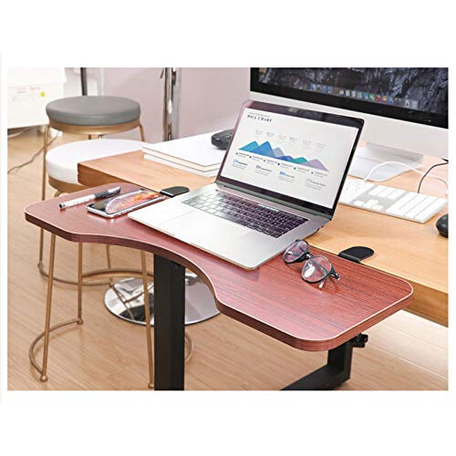 Clamp On Keyboard Tray with Ergonomic Arm Support, Adjustable Desk Extender and Foldable SpaceSaving Design 2
