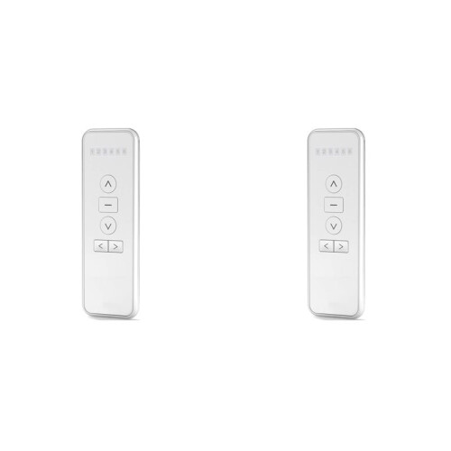 2X AC123-06 6 Channel Wireless RF433.92 Controller Transmitter Remote, Working for Electric Blinds
