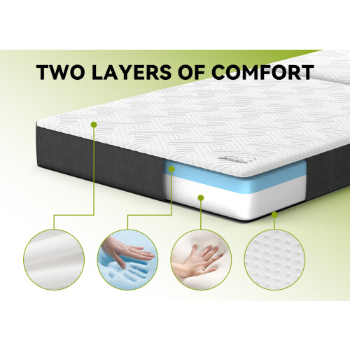 (Single) 10cm Foldable Floor Memory Foam Mattress 1