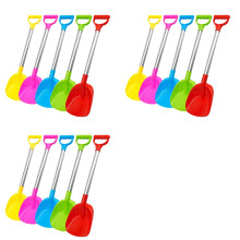15PCS Kids Snow Shovel Toys for Winter Square Small Digging Shovels with Plastic Scoop for Beach Driveway Car Garden