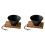 2X Pour over Coffee Filter  Funnel Cup Ceramic Pour over Coffee Dripper Coffee Maker Reusable Coffee Filter 1