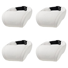 4X Bilstol Nackstöd Nackkudde Bekvämt Memory Foam för  Model XYS 3 Tillbehör Vit