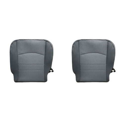 2X for  Ram 1500 2500 3500 2013 2014 2015 - 2018 Driver Bottom Fabric  Cover Replacement Gray 1