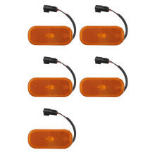 5X Side Light Yellow Lamp Lens for Transit MK8 2014 2015 2016 2017 2018 2019 2020 2021 1832493 BK31-15442-CB
