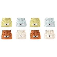 8X Corduroy Elastic Hair Tie Organizer, Portable Travel Corduroy Elastic Storage Bag,Corduroy Lipstick Bag