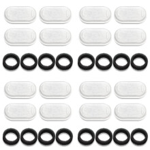 32 Piezas Filtros de Fuente de Agua para Gatos Reemplazo de Filtro de Fuente de Perro para Fuente de Agua para Mascotas de 67 Oz / 2 L de Acero
