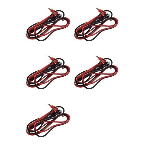 5 Pair 4mm Banana Plug Multimeters Meter Probe Test Lead 26 Inch Long