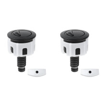 2X Toalettspolknapp Toalettspolningsdelar Toalettspolningsknappar Byte Ut Mot Perfekt Cisterntank Toalettspolning