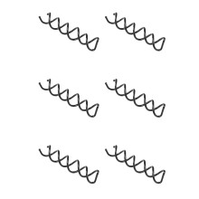 60 Pieces Epingle en Spirale (Noir)