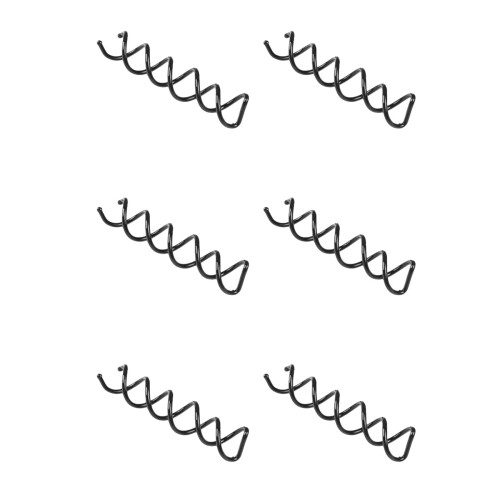 60 Pieces Epingle en Spirale (Noir)