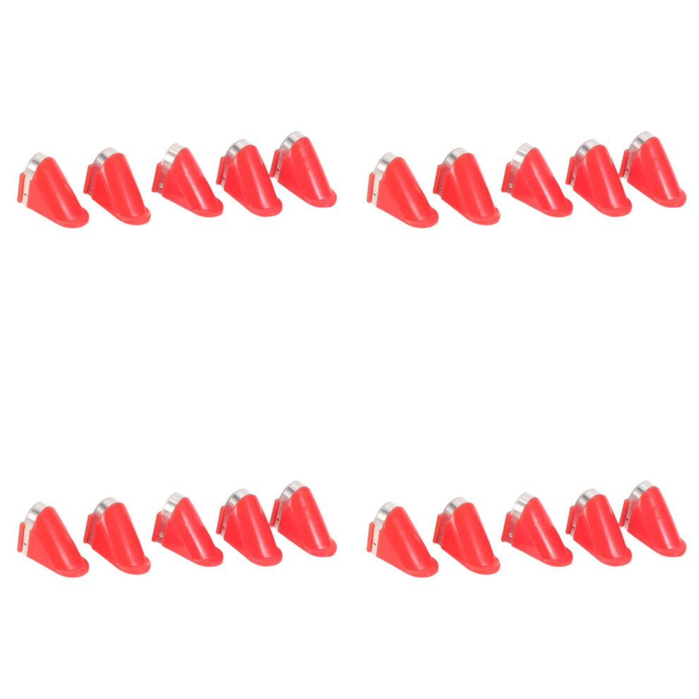 20Pcs Stainless Steel Blades For Electric Potato Vegetable Fruit Peeler (Red) 4712035467920