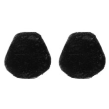 2X Motorrad Sitz Bezug Luft Sitz Kissen Atmungsaktiv Druck Entlastung Schutz Pelz Polster Bezug Warme Matte Universal B
