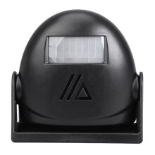 Wireless Alarm Guest Chime Door PIR Motion Sensor Alarm for Shop Entry Company Security Protection Alarm Doorbell Black