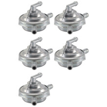 5X Gas-Vakuum-Kraftstoff-Pumpe-Ventil Benzinhahn 50ccm 125ccm 150ccm ATV Go-Kart Motorroller Kleinkraftrad Grau