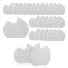 24 Pcs Foot Pads for Dancer Sesamoiditis Pads for of Right Feet Pain Forefoot Cushion White