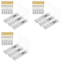9 Stück Rissmonitor, Rissüberwachungsaufzeichnung, Betonrissmonitor, Eckrissmonitor, für Standard und Ecke
